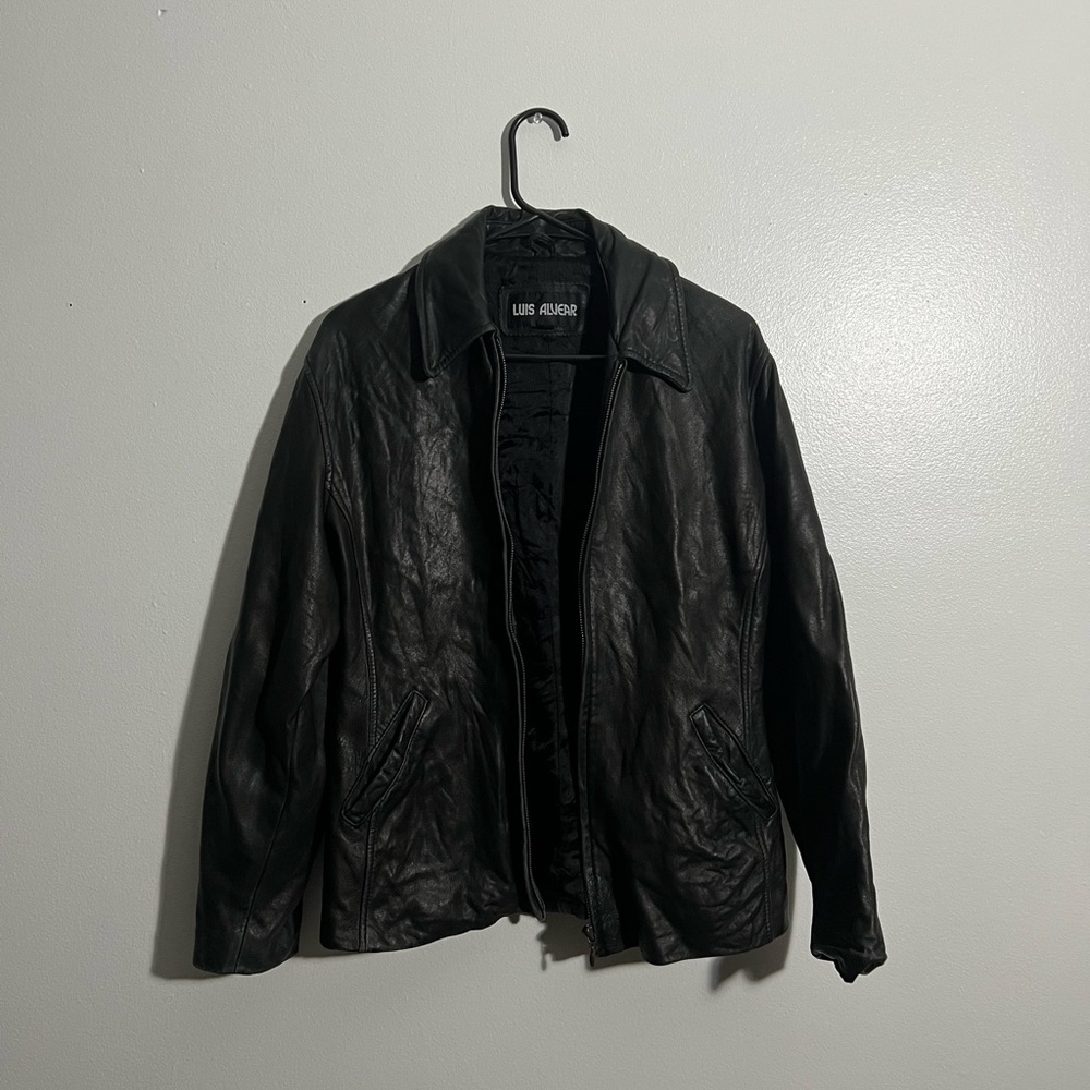 Vintage Luis Alvear leather jacket | medium